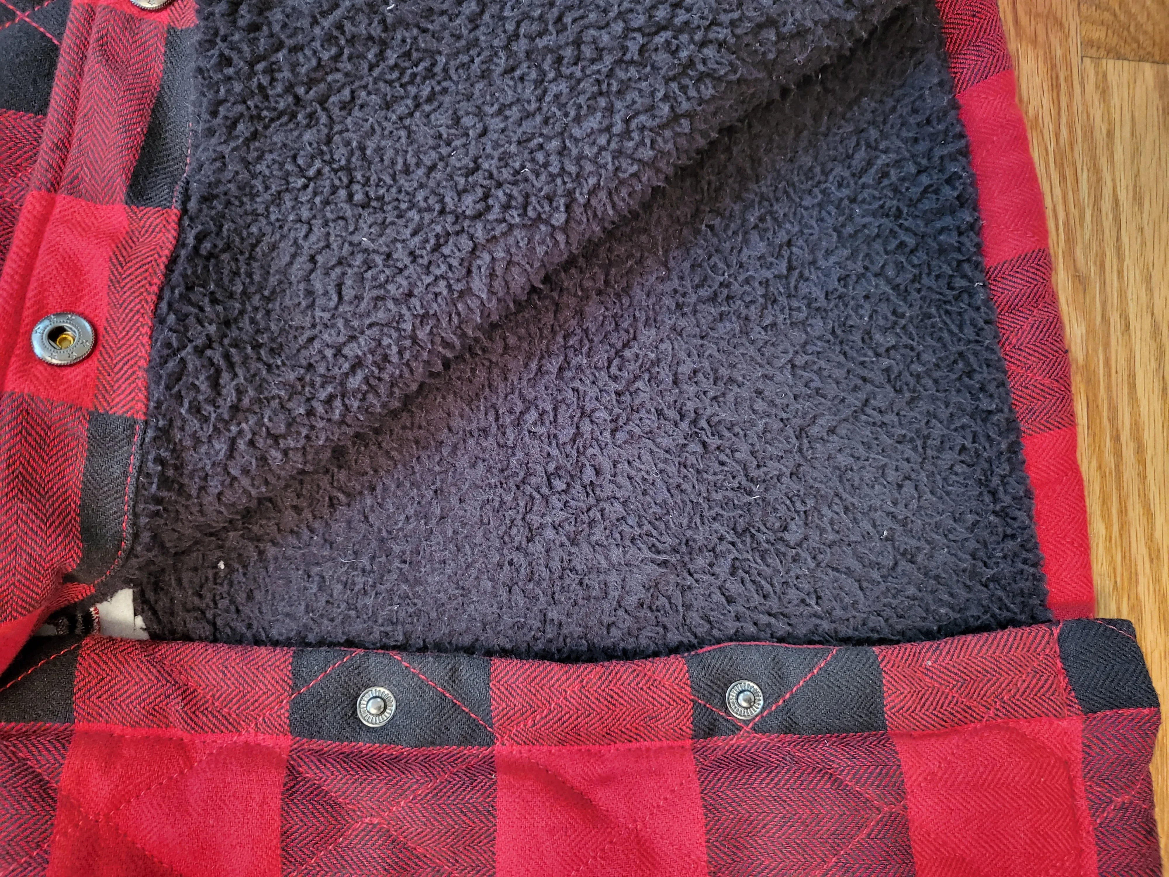 Rv Flannel Shirt Jacket Red/Black