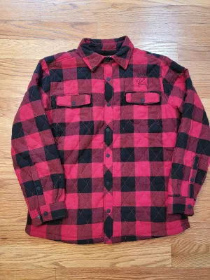 Rv Flannel Shirt Jacket Red/Black