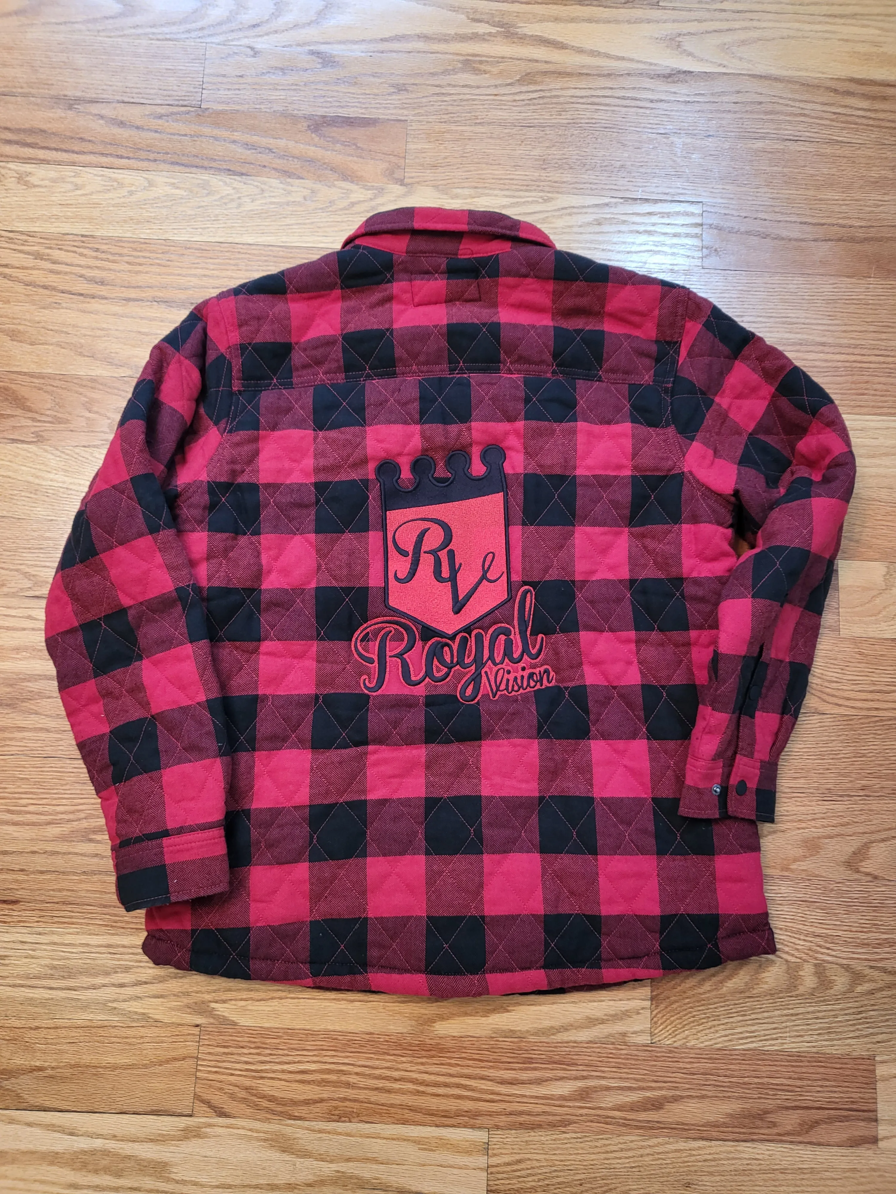 Rv Flannel Shirt Jacket Red/Black