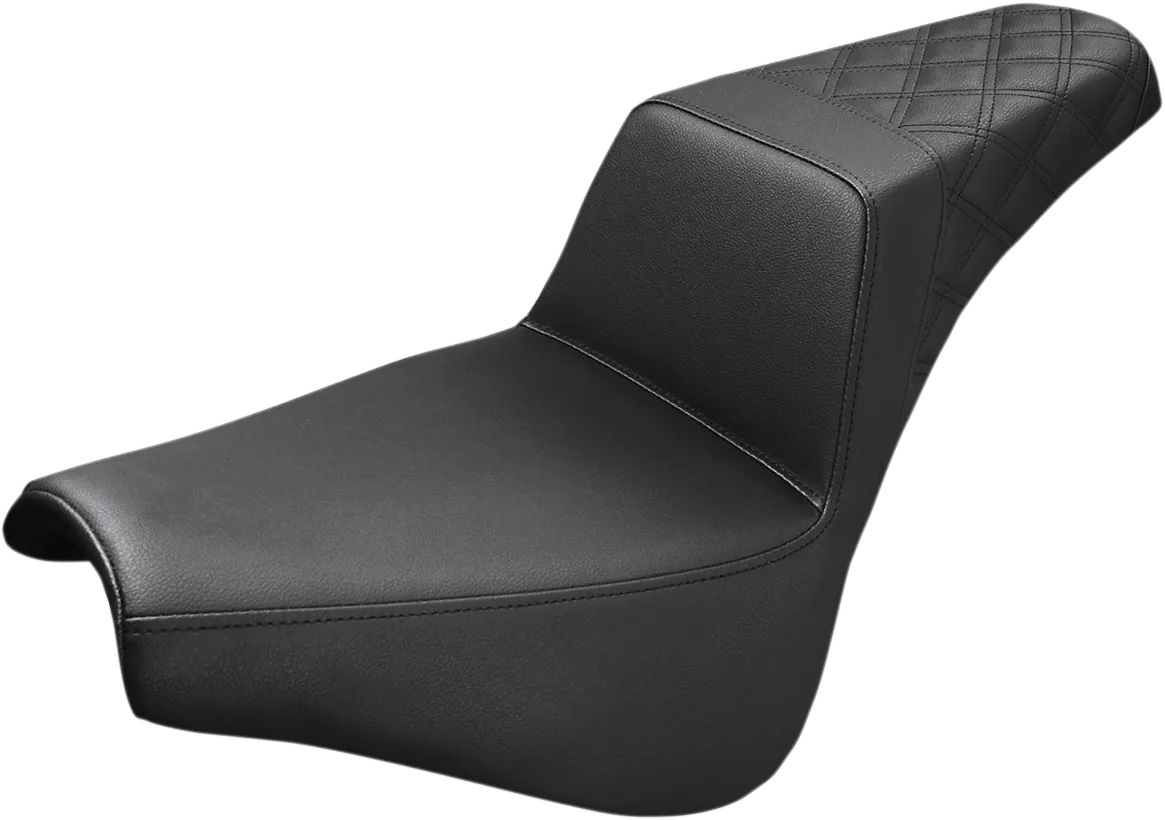 Saddlemen 818-30-173 LS Step-Up Seat - Black Smooth
