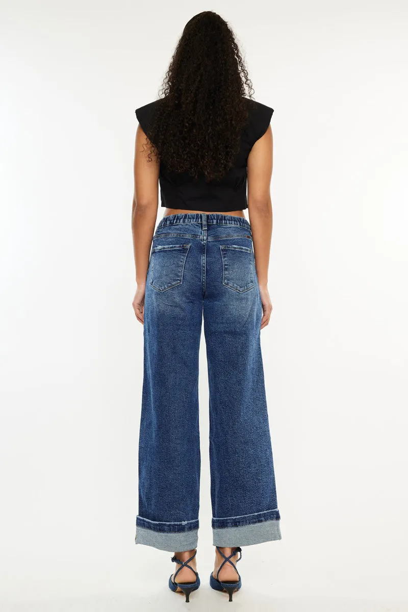 Sally High Rise Wide Leg Jeans