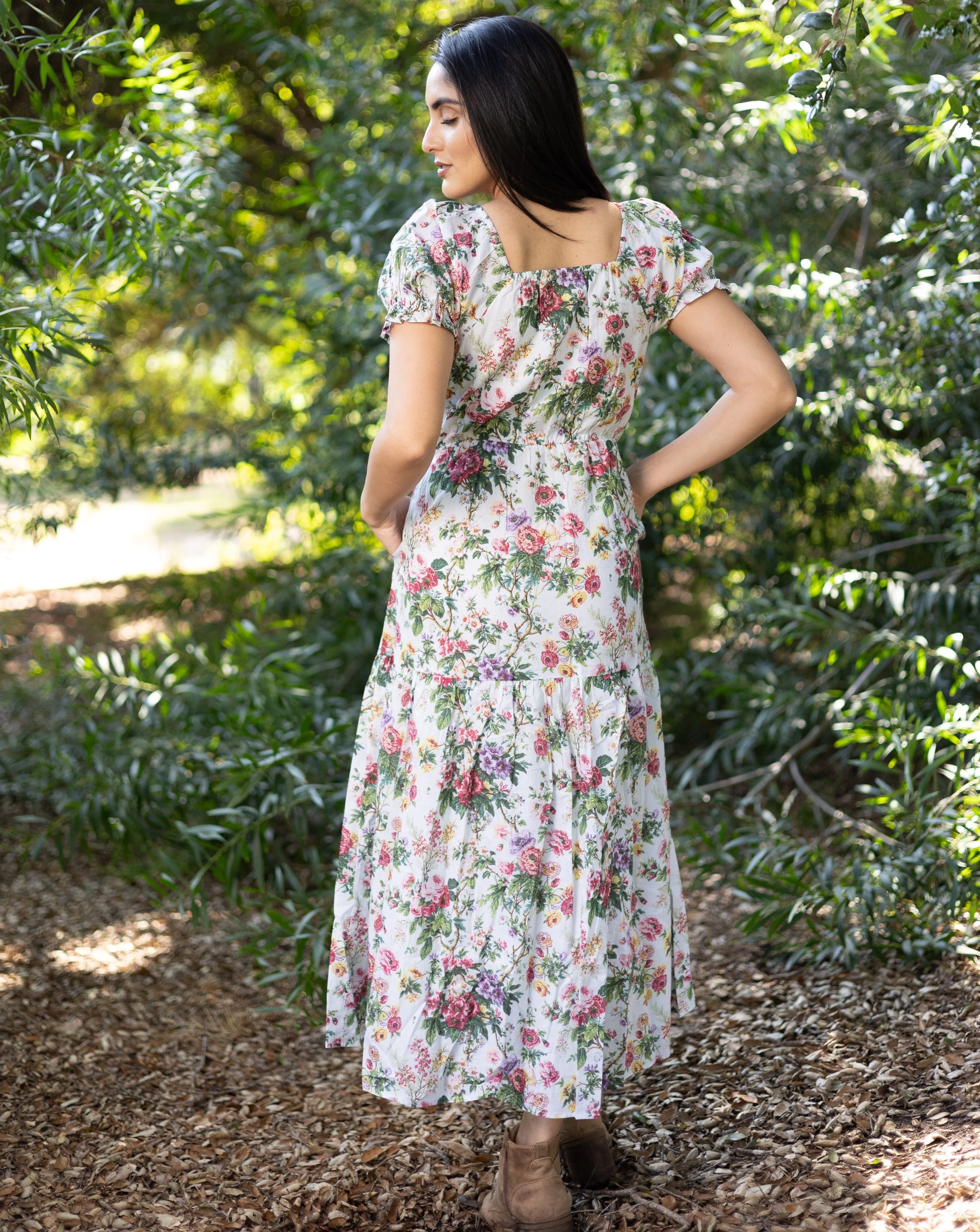 Sarah Vintage Floral Dress