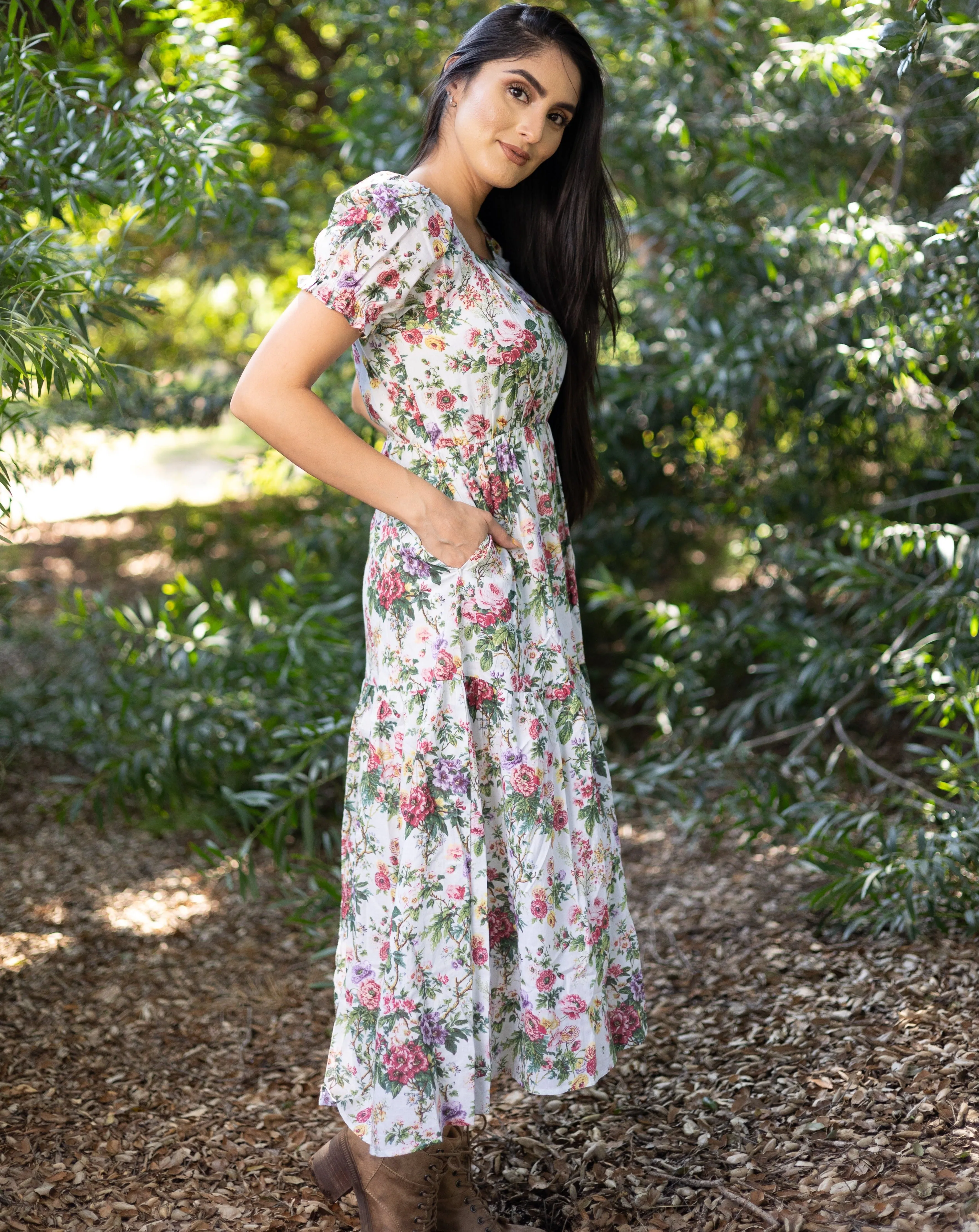 Sarah Vintage Floral Dress