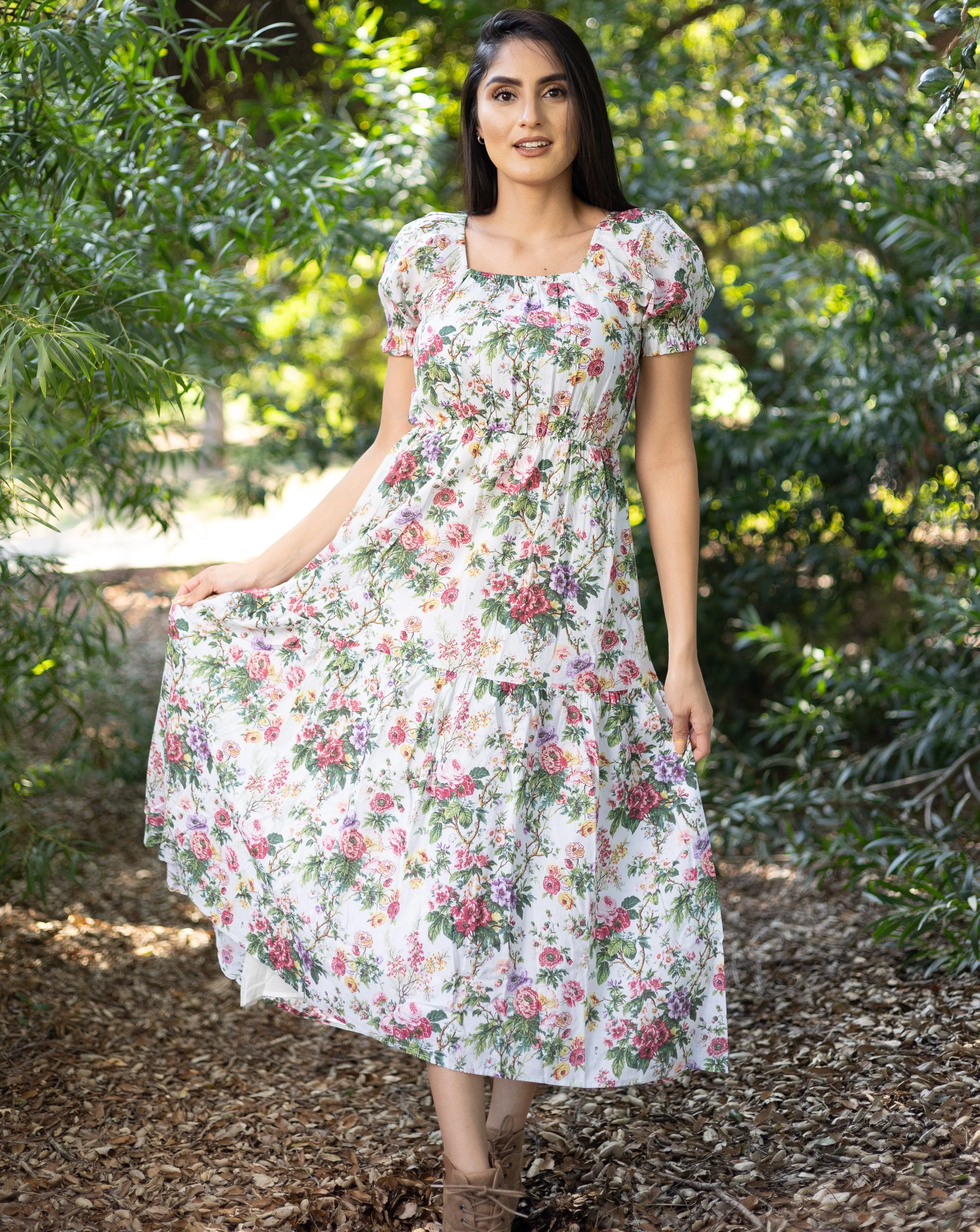 Sarah Vintage Floral Dress