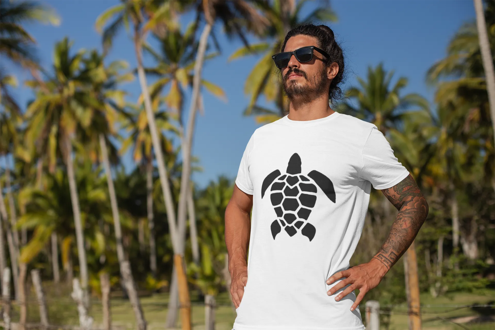 Scuba diving T-Shirt for Men | Turtle Print