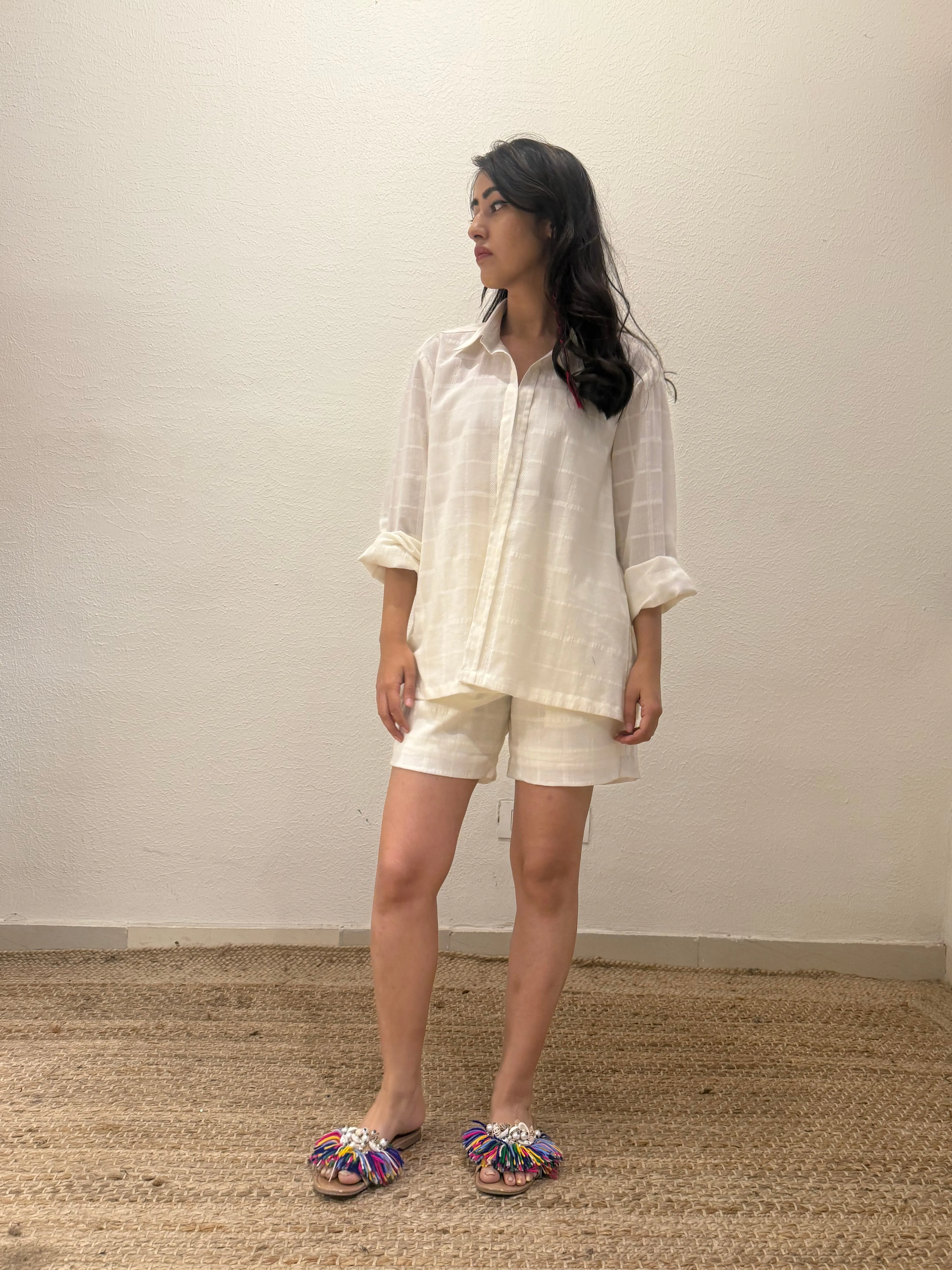 Self Check Cotton Shirt