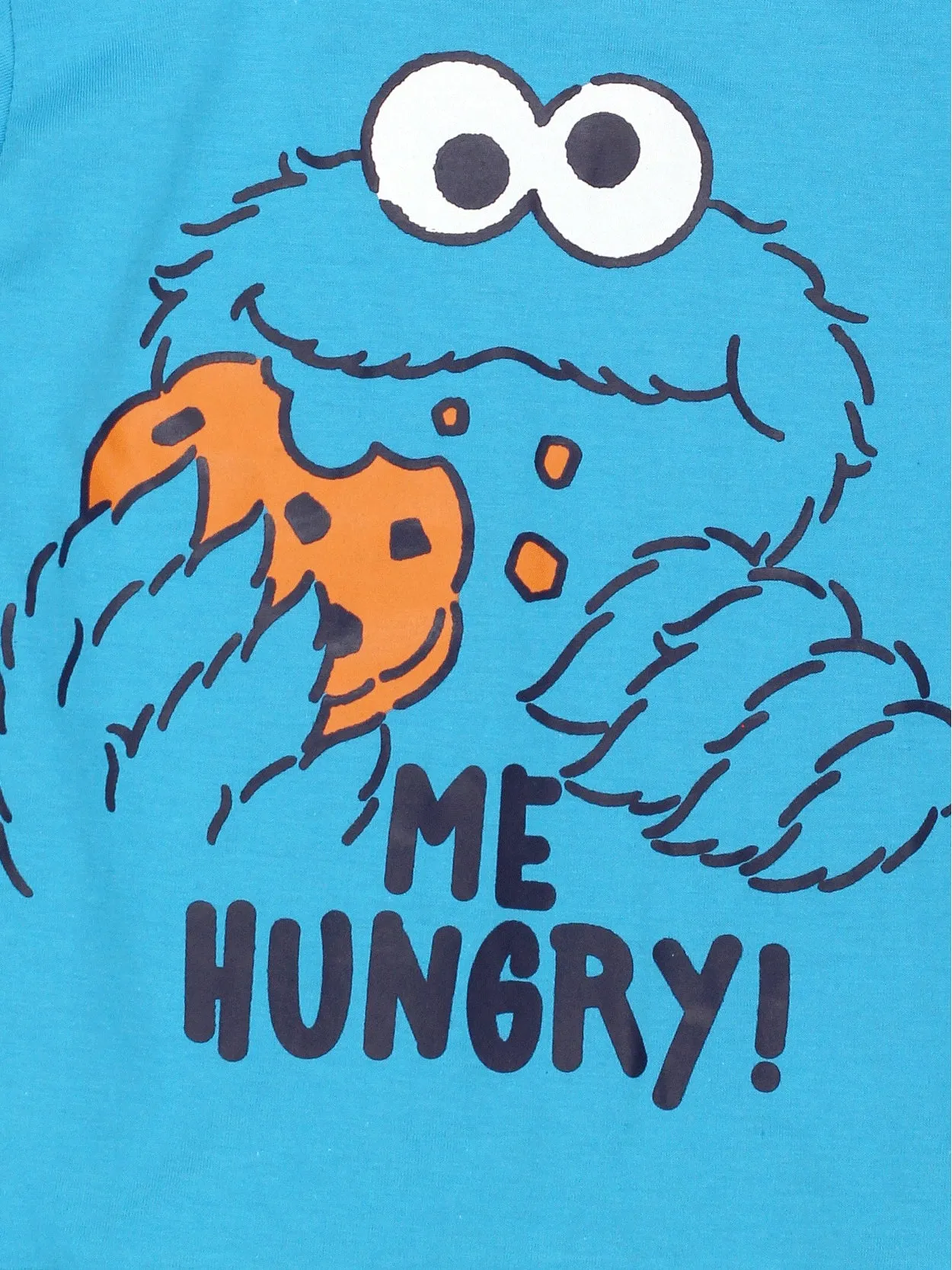 Sesame Street Cookie Monster Short Sleeve T-Shirt