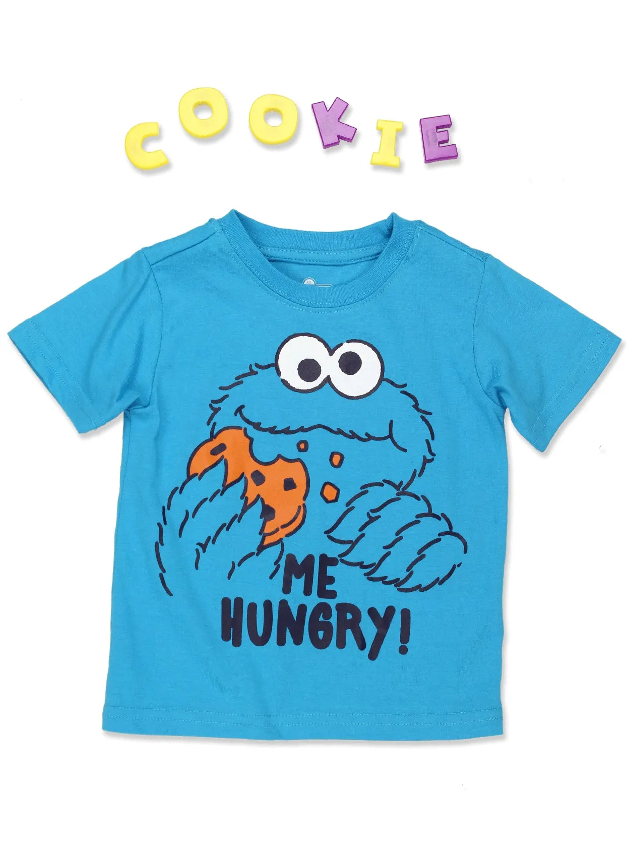 Sesame Street Cookie Monster Short Sleeve T-Shirt