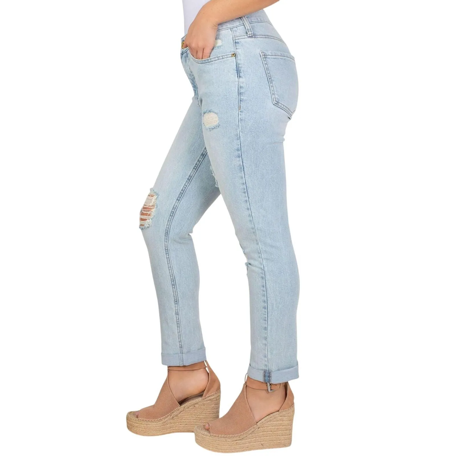 Seven7 Women's Weekend Slim Fit Straight Leg Jean MY15445PT