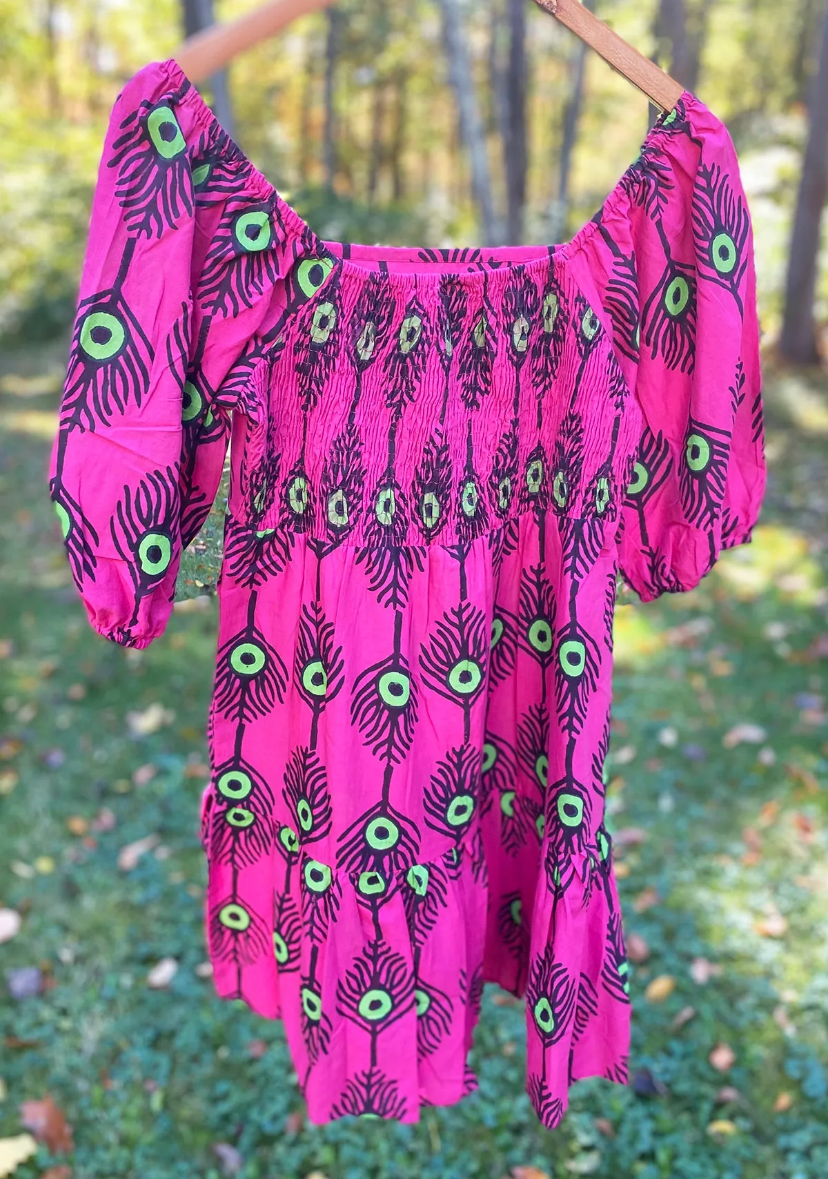 Seville Mini Dress | Plumes Fuchsia