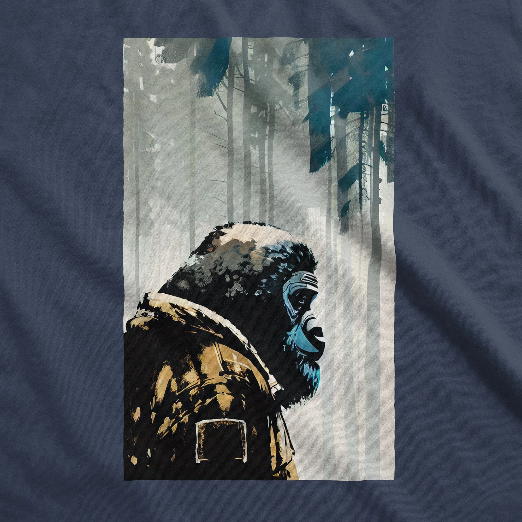 Simian Explorer - Adult Unisex Jersey Crew Tee