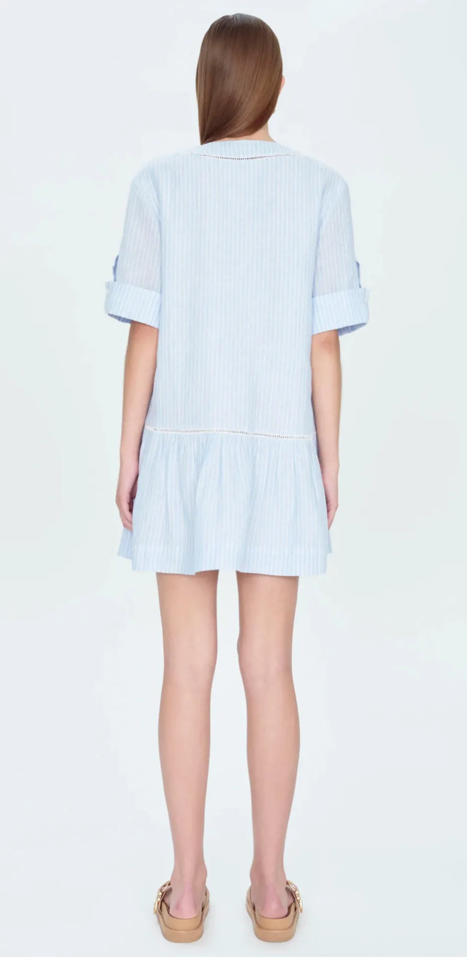 Simkhai JORI DRESS- French Blue Stripe