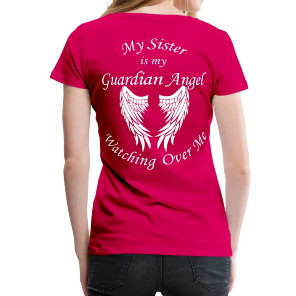 Sister Guardian Angel Women’s Premium T-Shirt (CK3554)