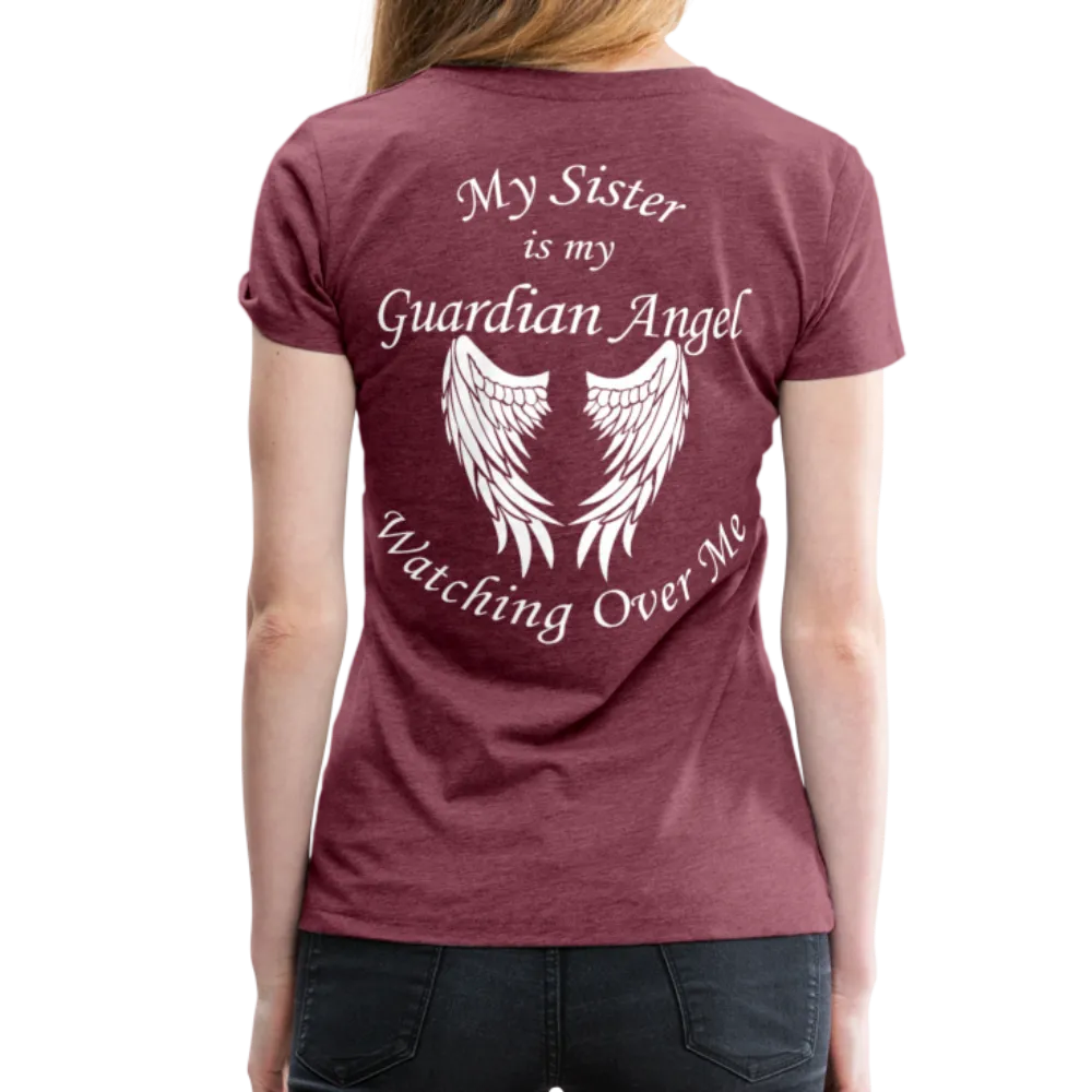 Sister Guardian Angel Women’s Premium T-Shirt (CK3554)