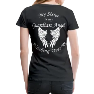 Sister Guardian Angel Women’s Premium T-Shirt (CK3554)