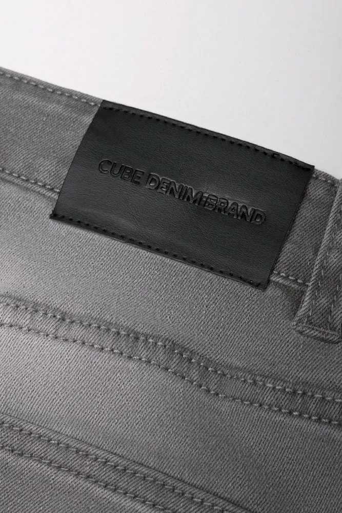 Skinny Denim Jeans Grey