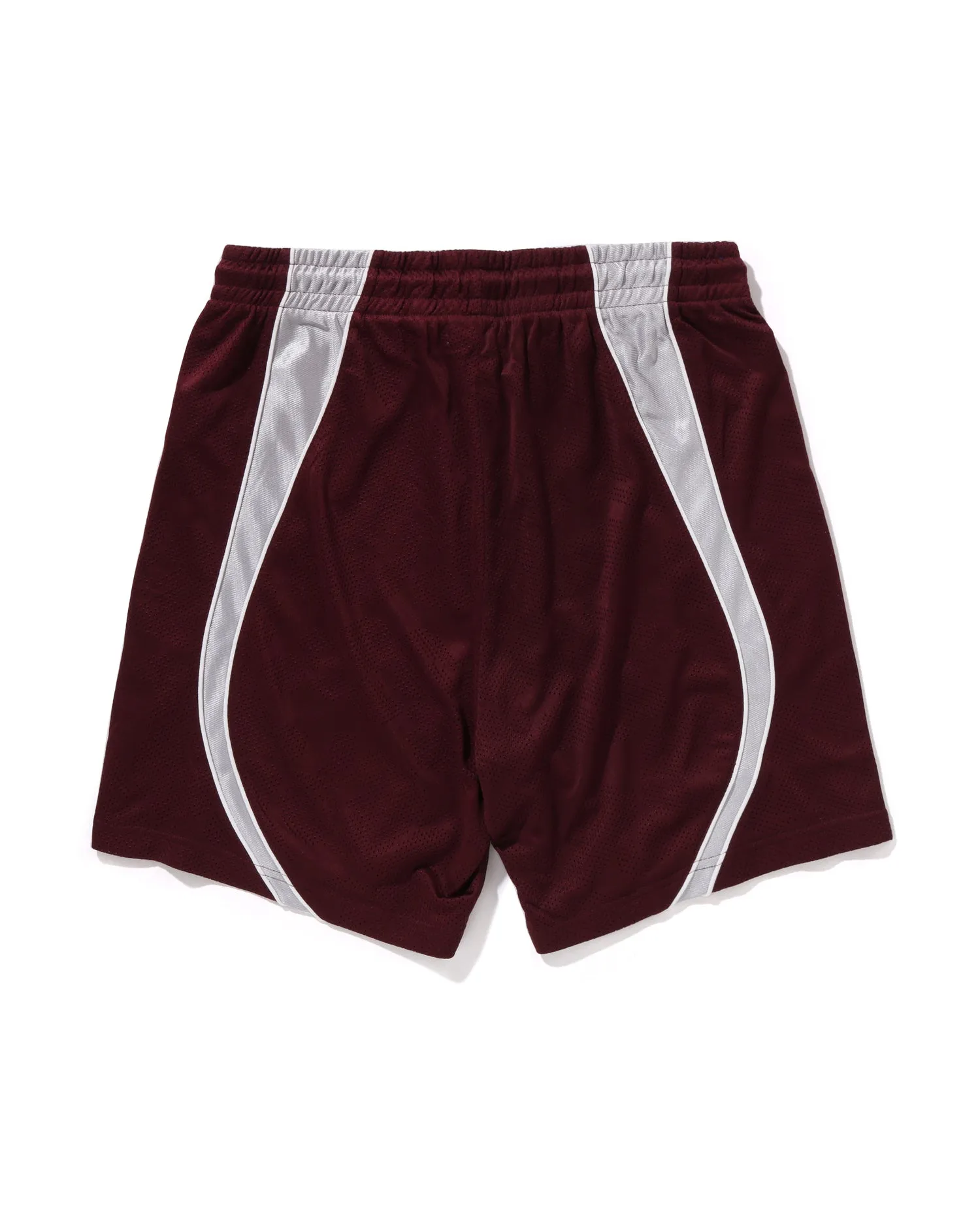 Solid Camo Jacquard Multilogo Relaxed Fit Sweat Shorts