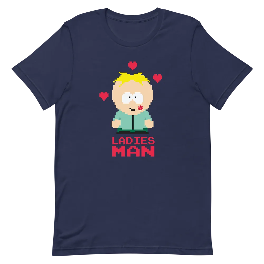 South Park 8-Bit Butters Ladies Man Short Sleeve T-Shirt