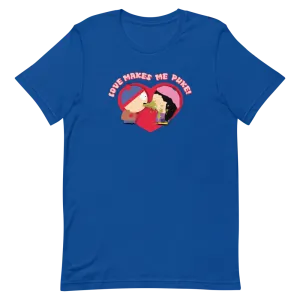 South Park Love Makes Me Puke Adult Short Sleeve T-Shirt