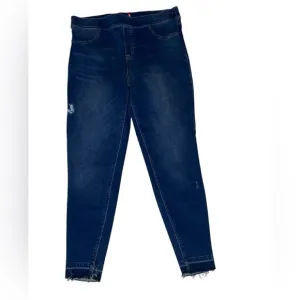 SPANX DISTRESSED SKINNY JEANS - XL