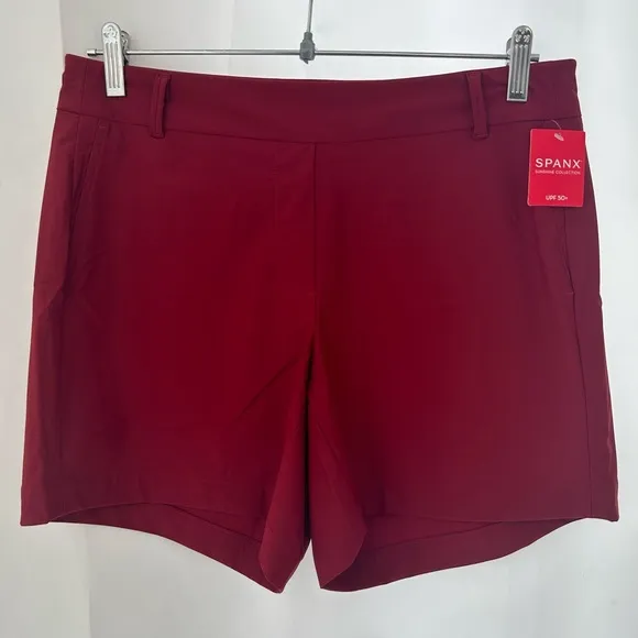 SPANX SUNSHINE SHORT IN DARK CHERRY