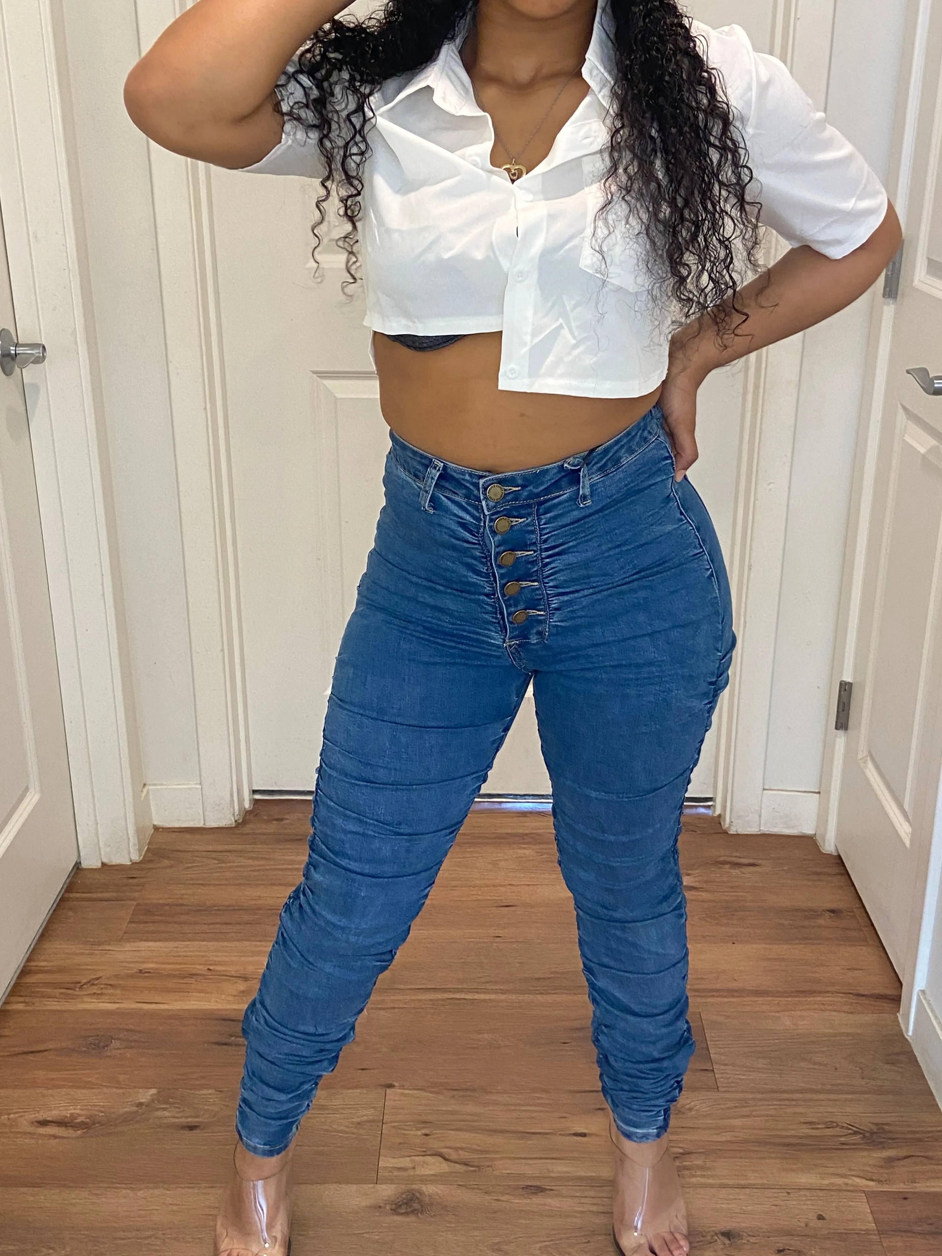 Stacked  jeans