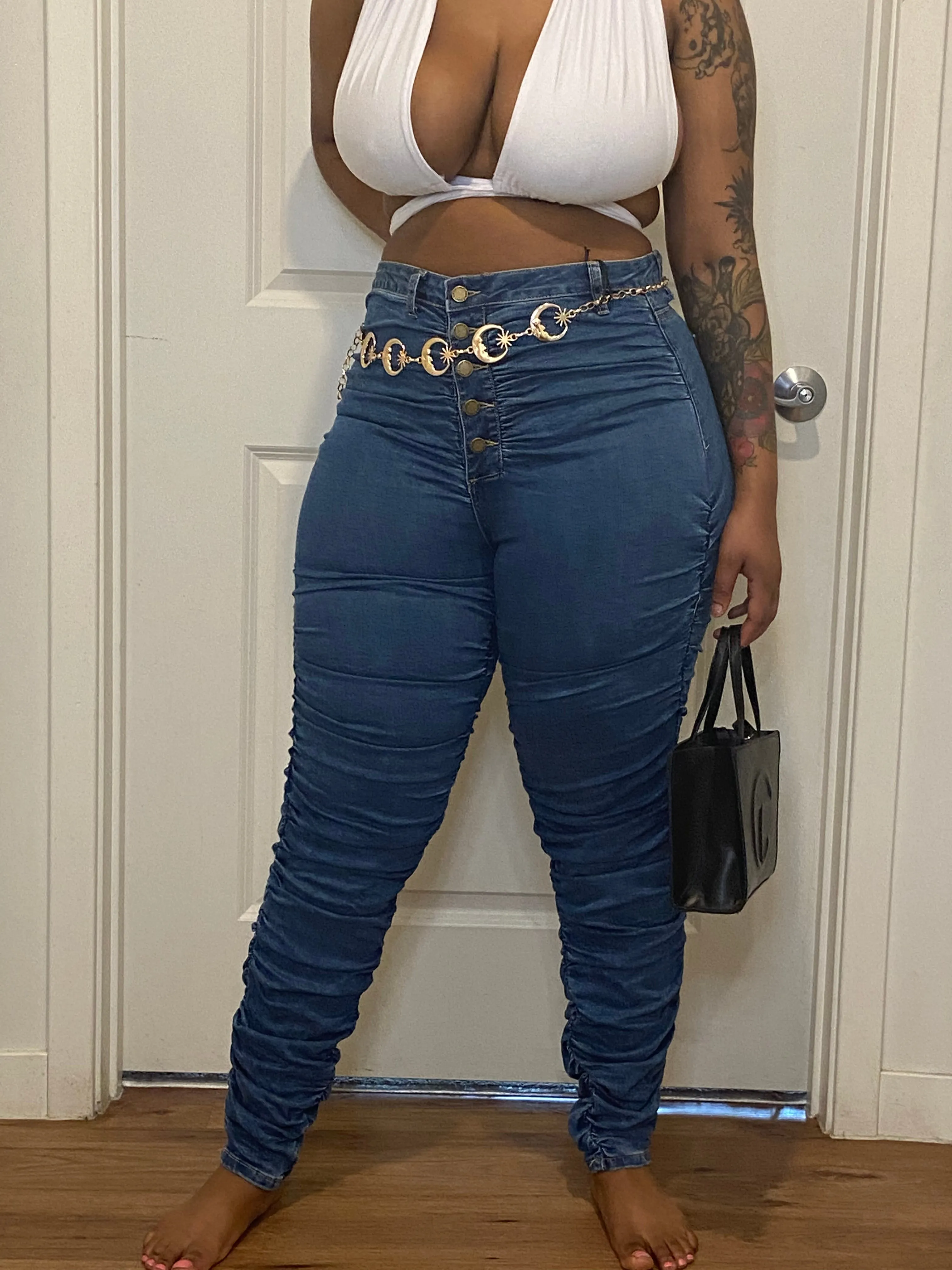 Stacked  jeans