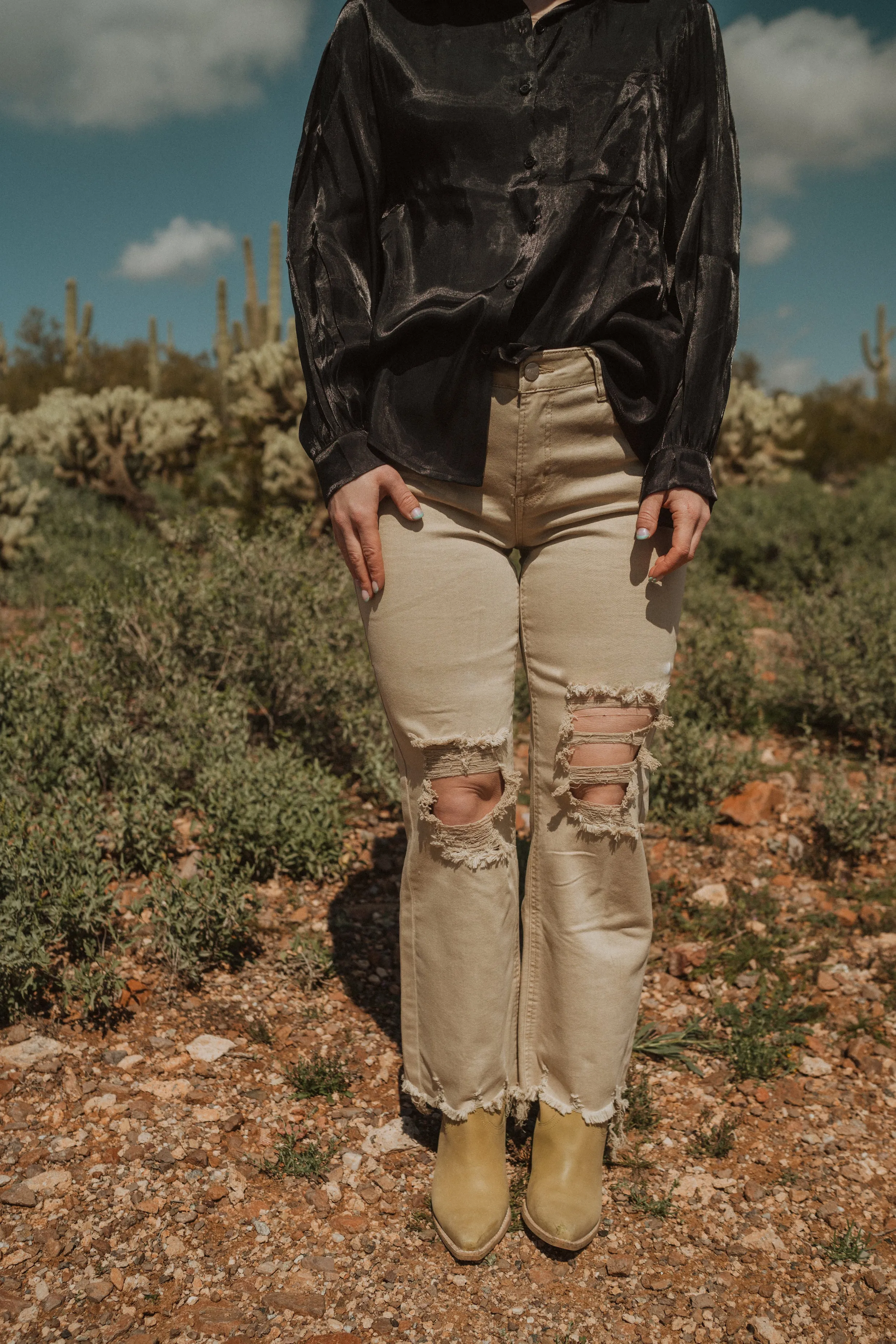 Stanley Jeans | Sand - Extended Sizing