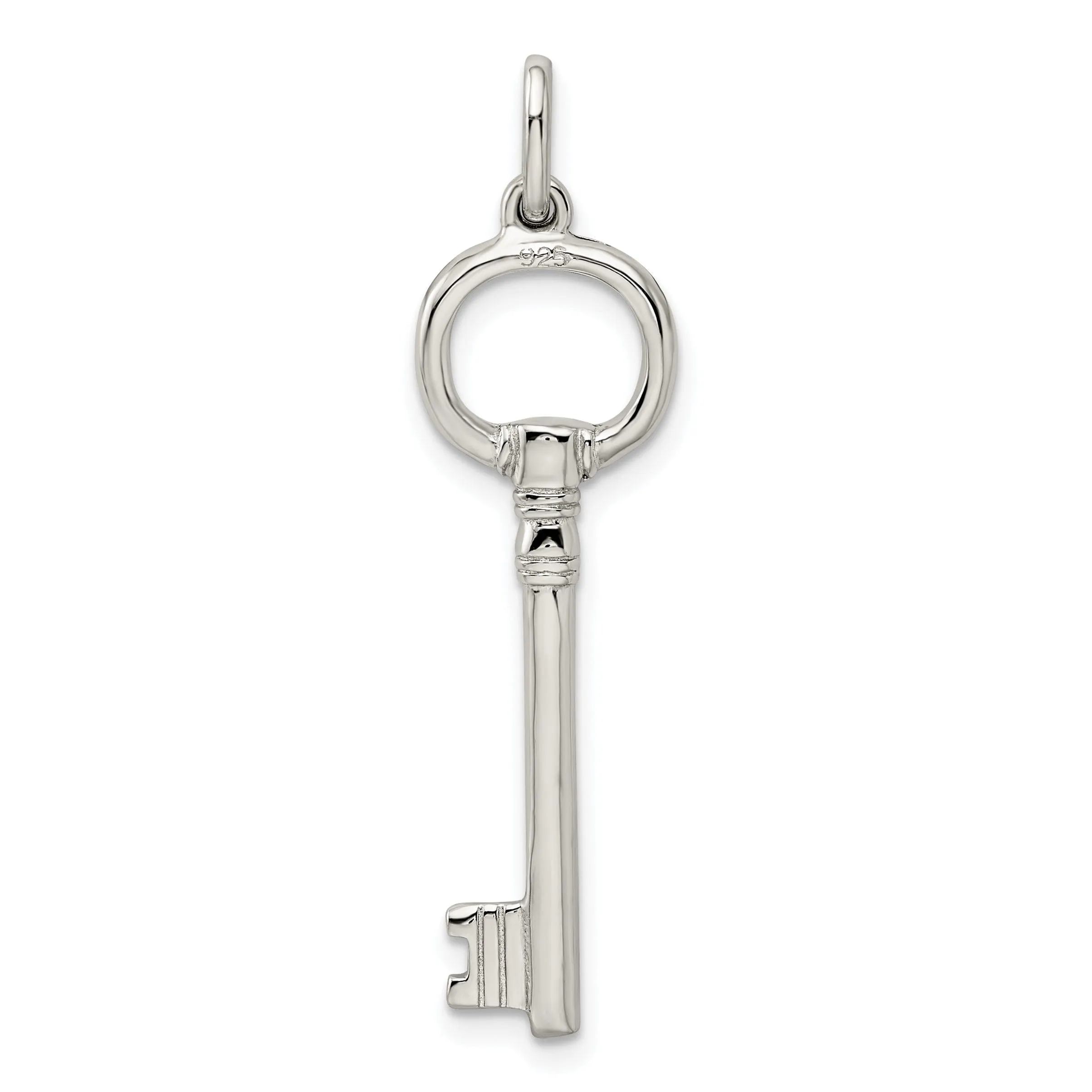 Sterling Silver Key Pendant