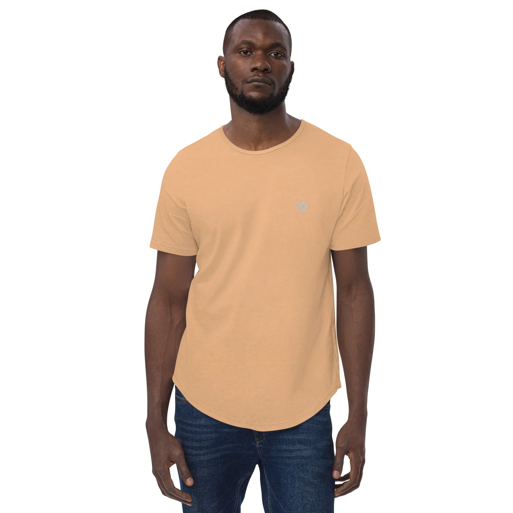 Stitched Berry Men's Curved Hem T-Shirt