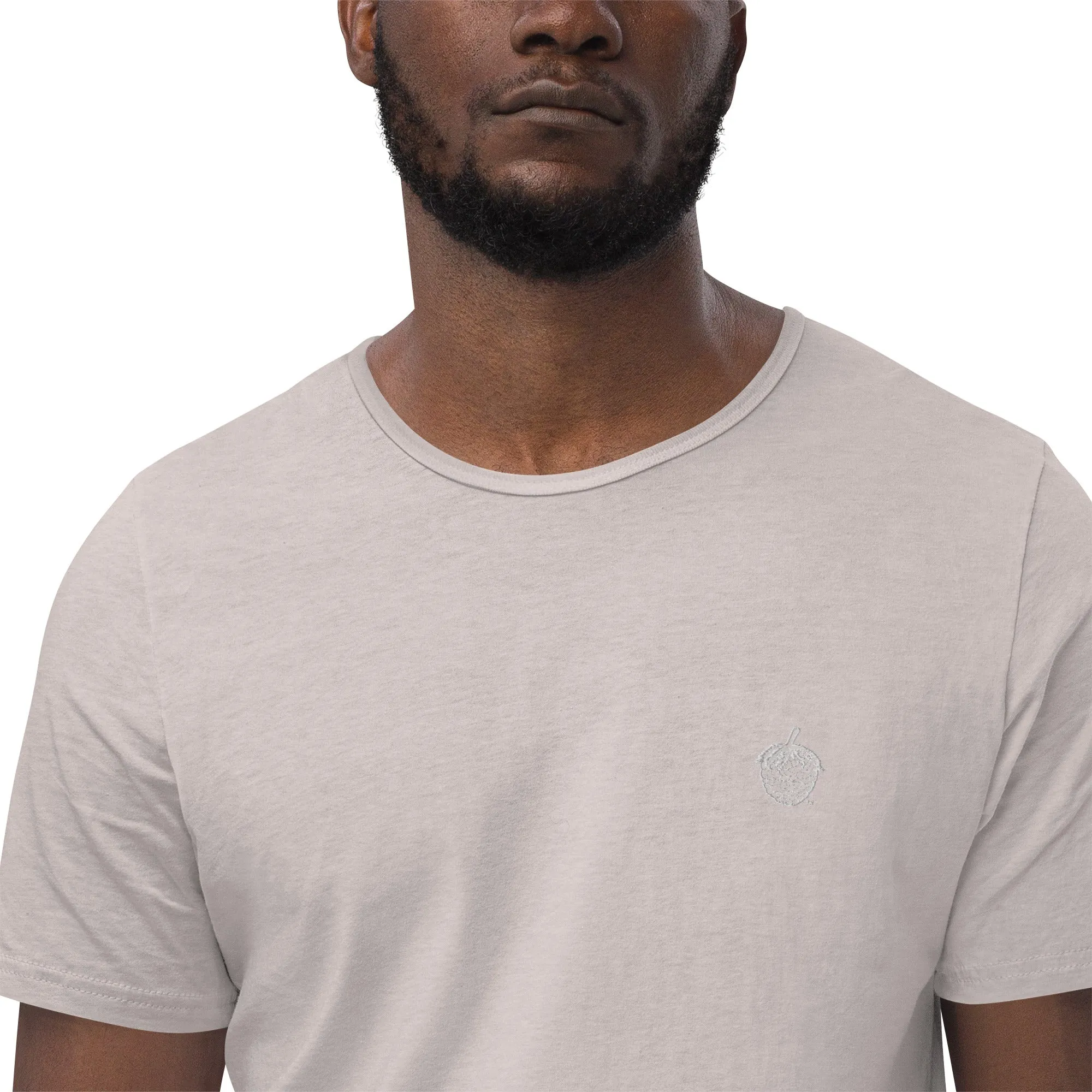 Stitched Berry Men's Curved Hem T-Shirt