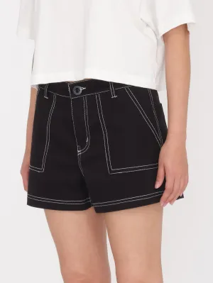 Stone Kraft Shorts - BLACK