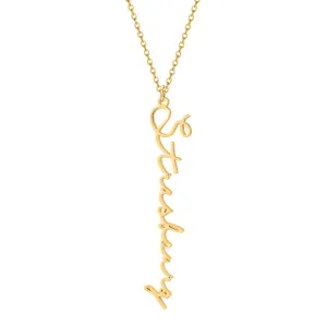Strasbourg - Collier Prénom Vertical