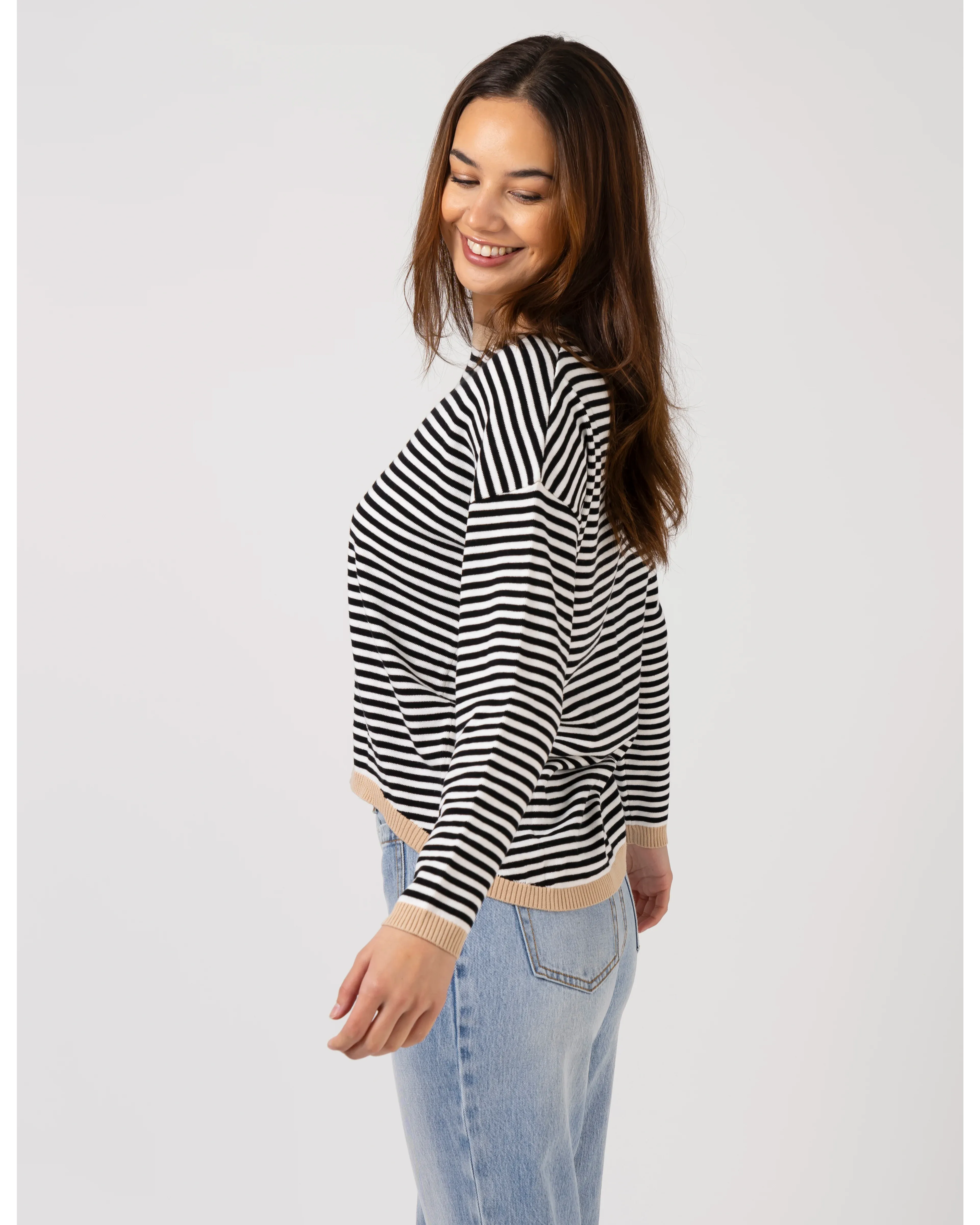 Street Jumper -  Black Stripe