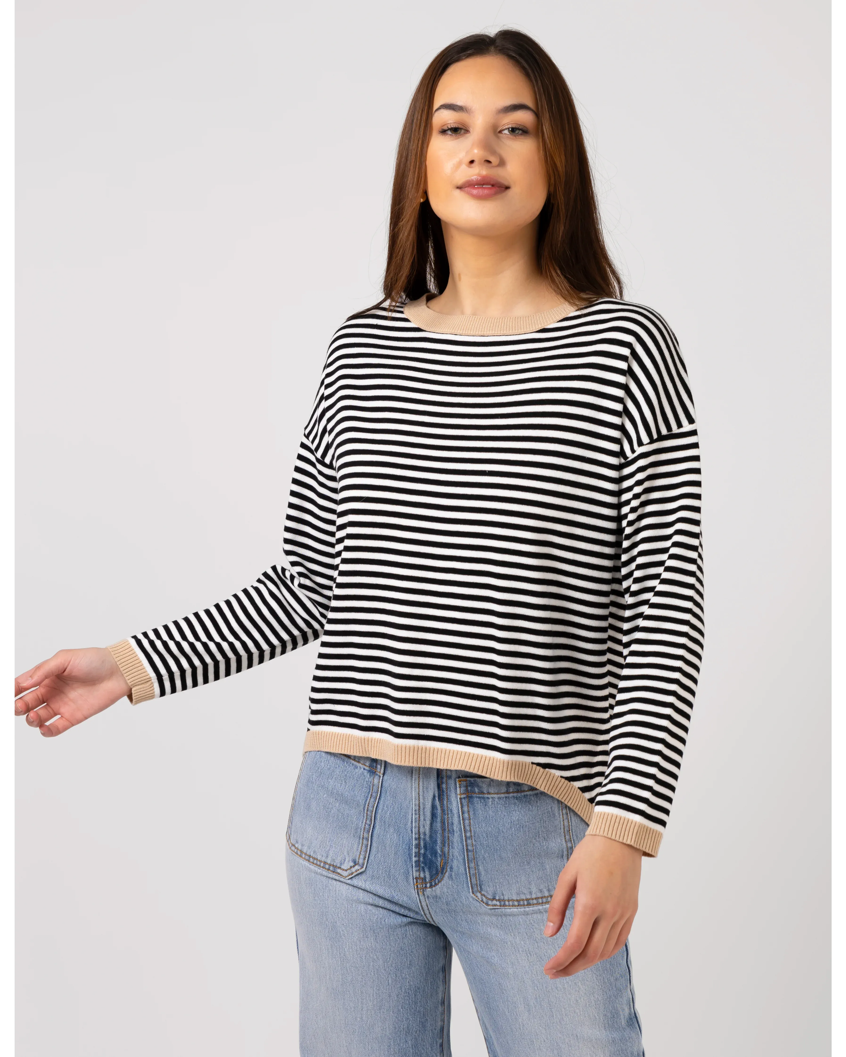 Street Jumper -  Black Stripe