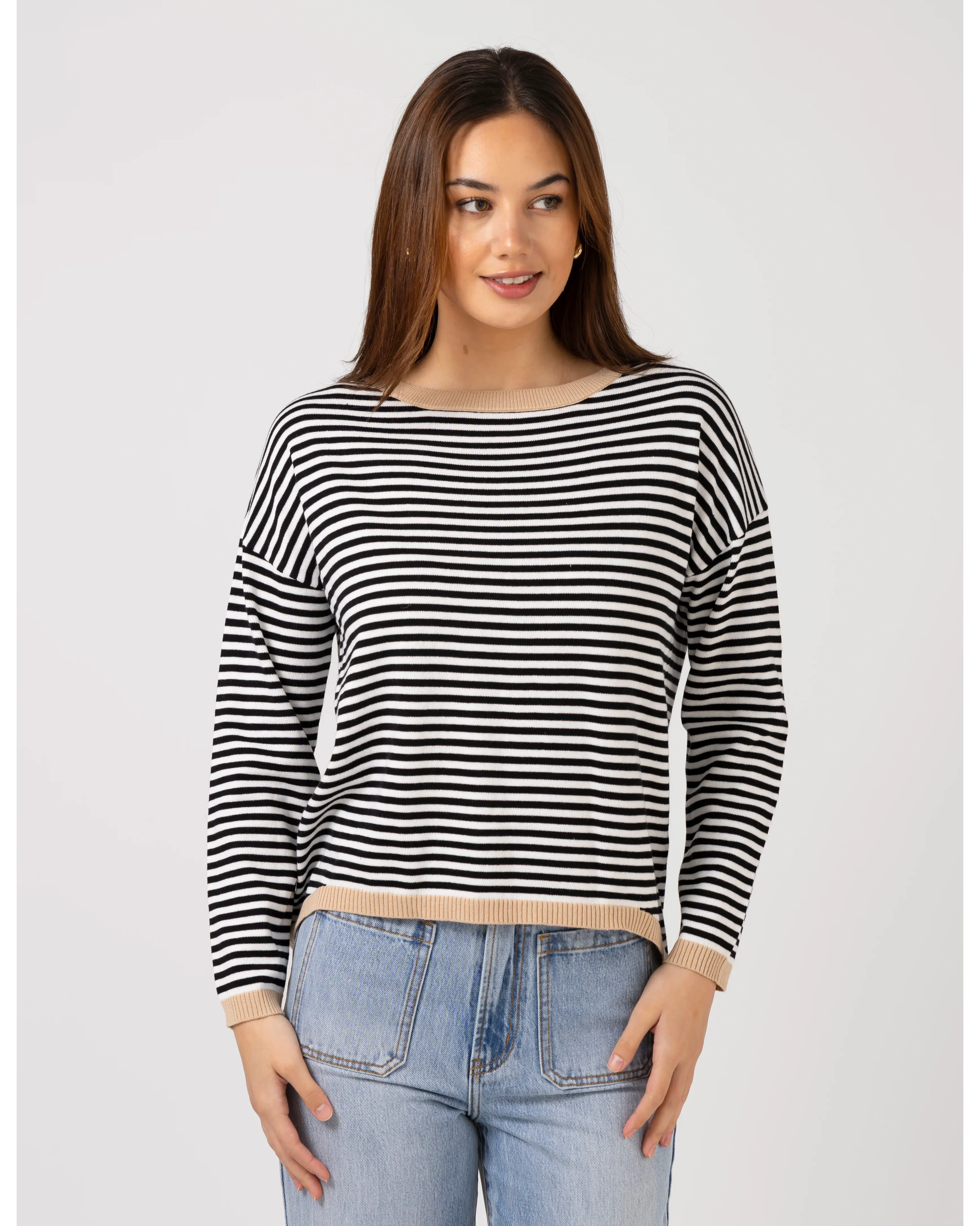 Street Jumper -  Black Stripe