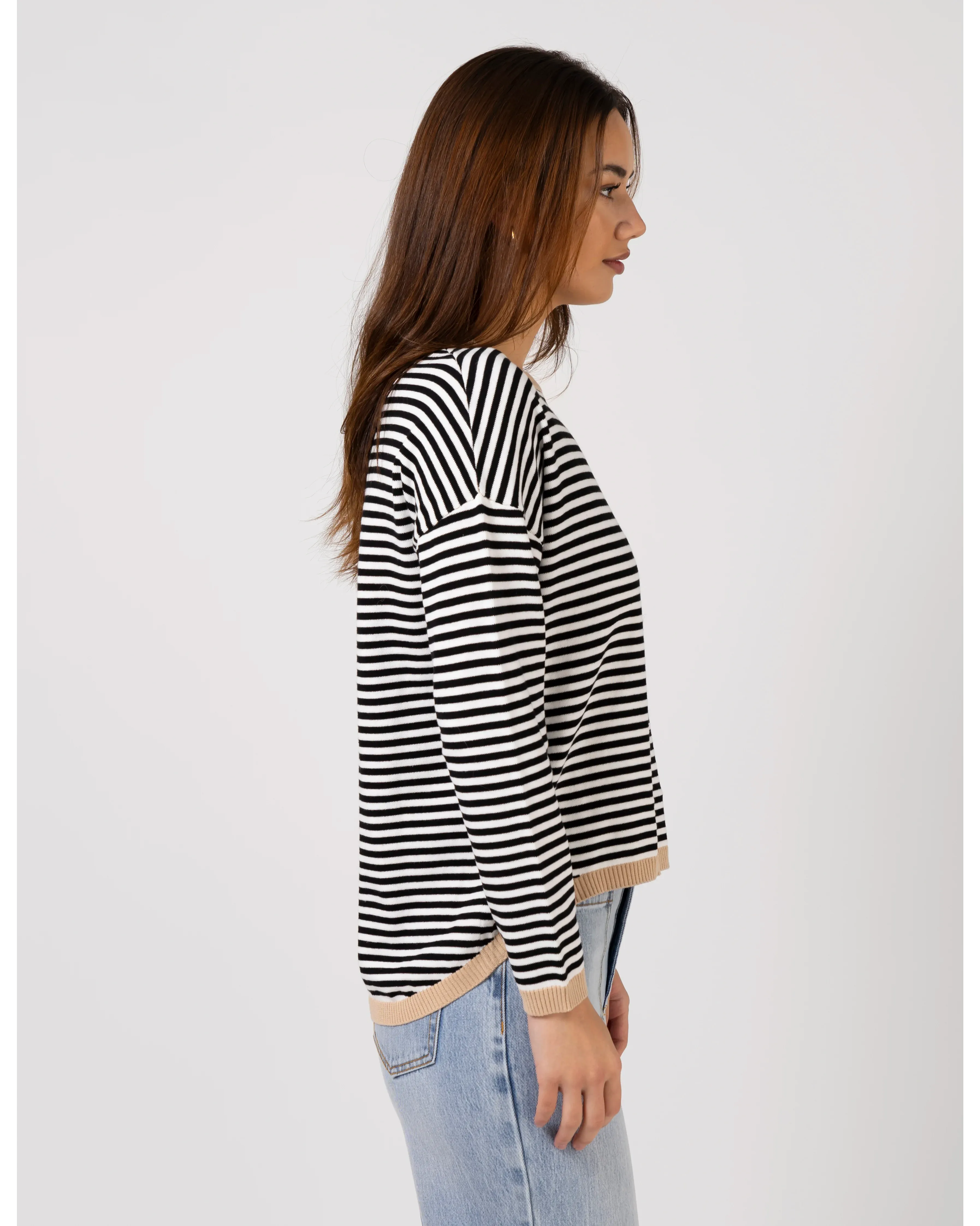 Street Jumper -  Black Stripe