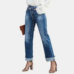 Stylish Remi Women's Casual Jeans: Trendy & Elegant