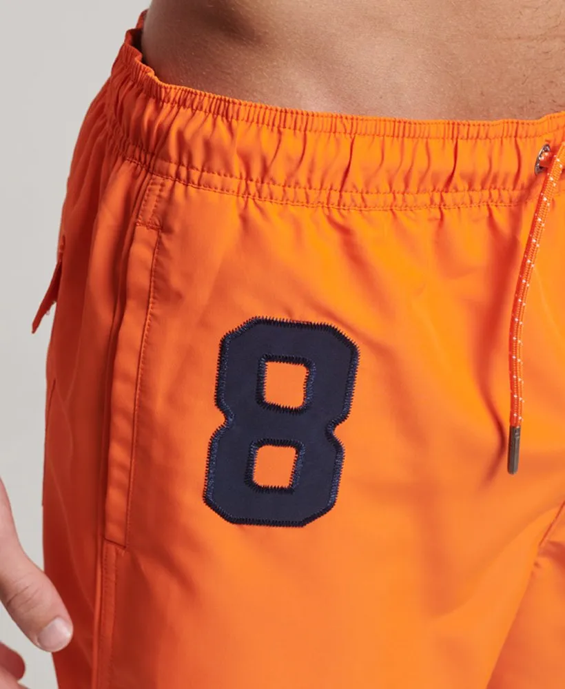 Superdry Vintage Polo Swim Shorts Orange