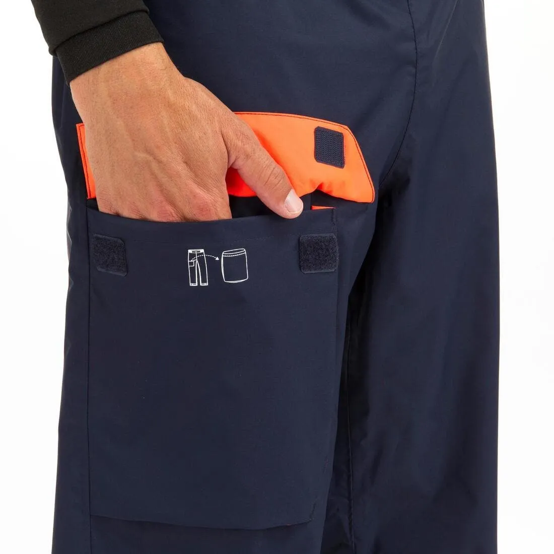 Surpantalon imperméable de voile homme  sailing 100 navy