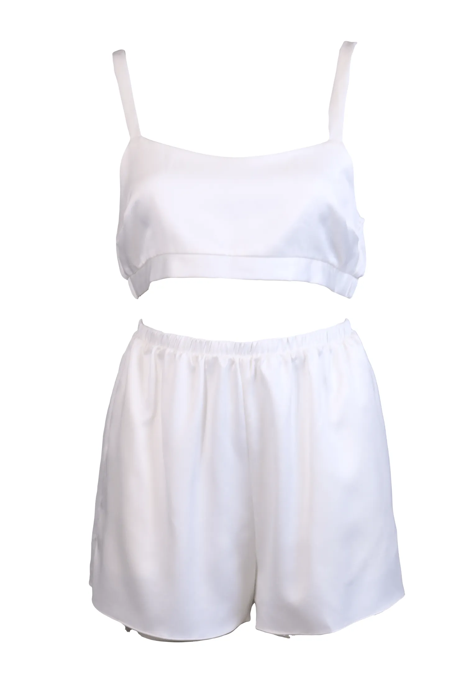 Swan Bralette and Short Set- Ivory