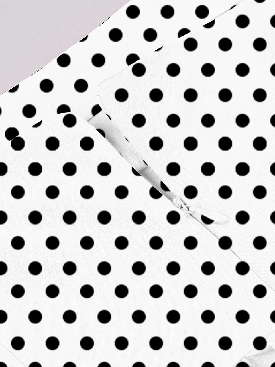 Sweet Love Polka Dots Print  Spaghetti Strap 1950s Vintage Swing Dress