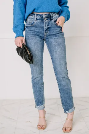 Sydney High Rise Straight Jeans
