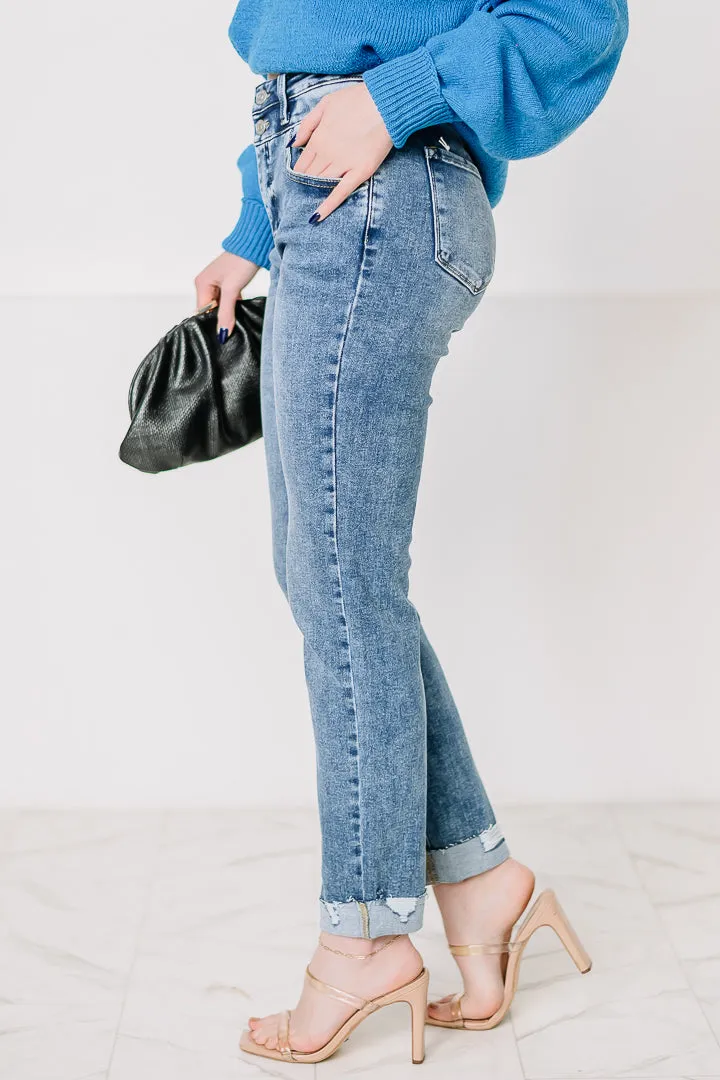 Sydney High Rise Straight Jeans