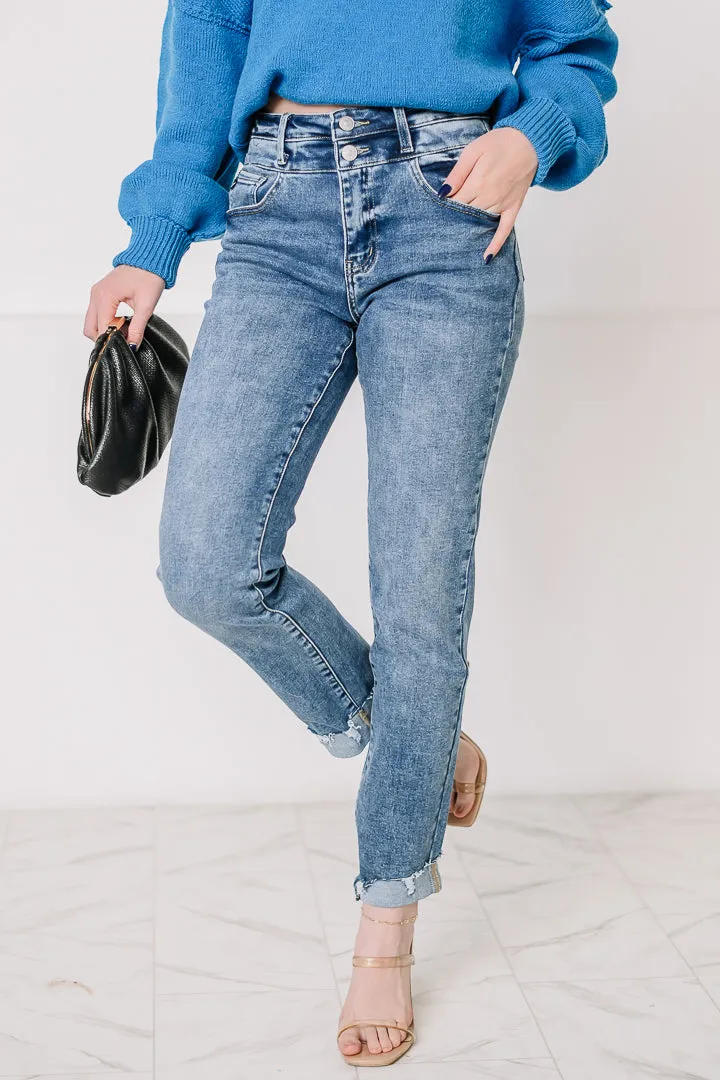 Sydney High Rise Straight Jeans
