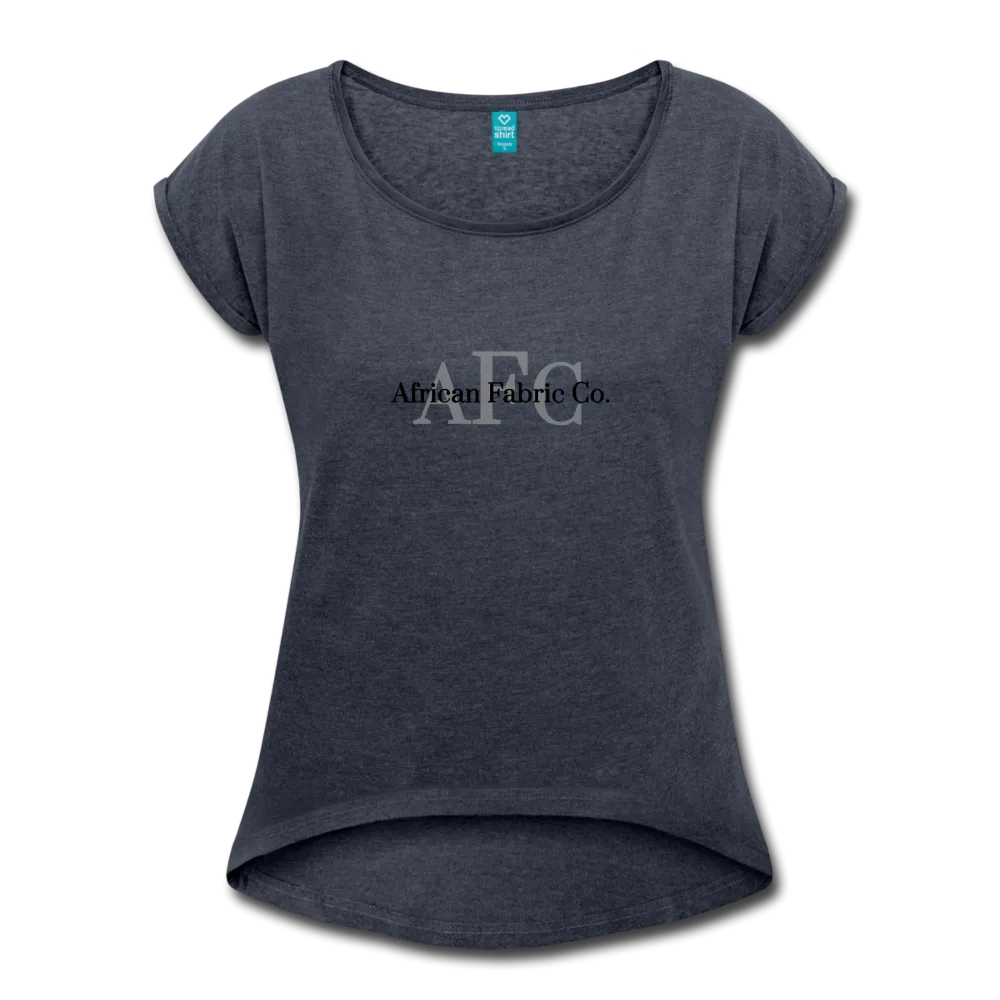 T-Shirt African Fabric Co. Women's Roll Cuff