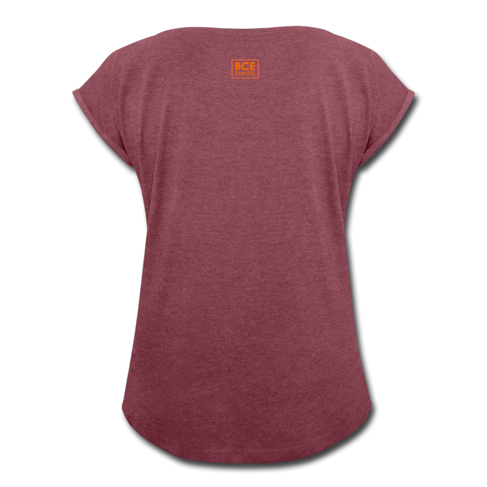 T-Shirt African Fabric Co. Women's Roll Cuff