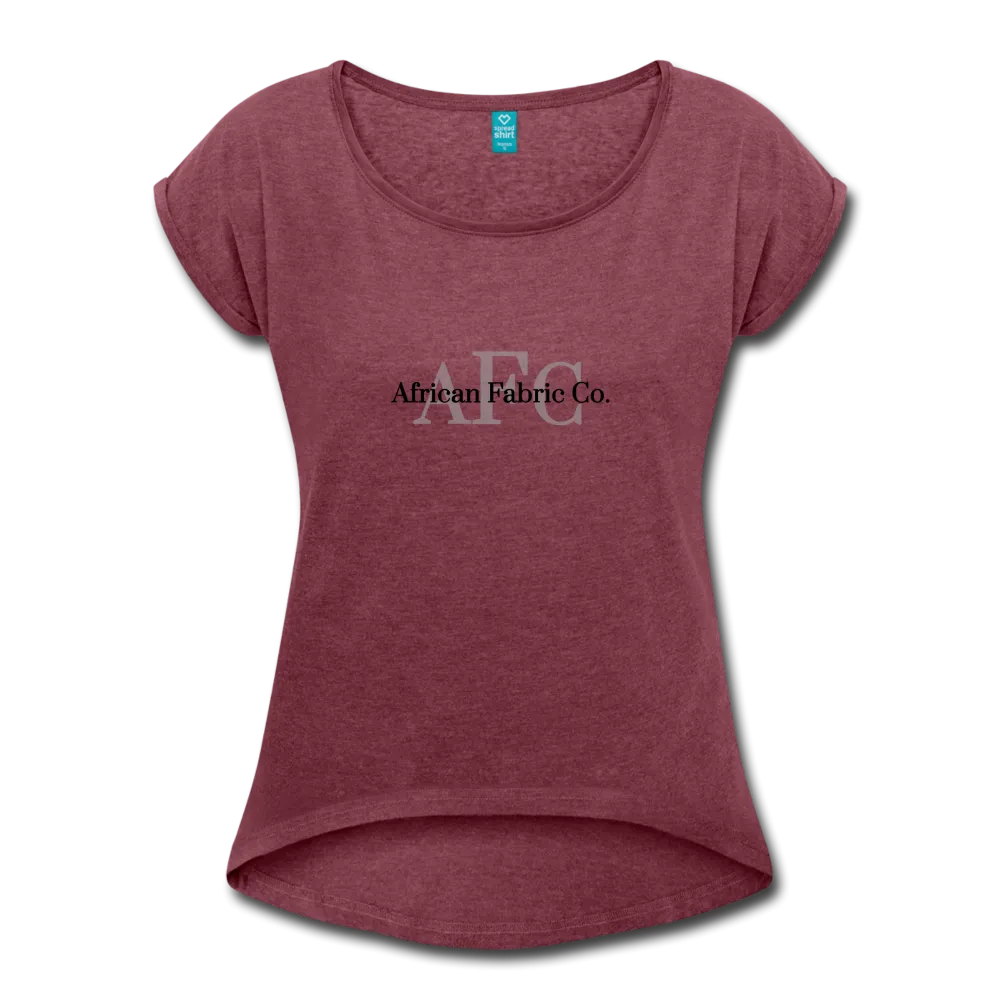 T-Shirt African Fabric Co. Women's Roll Cuff