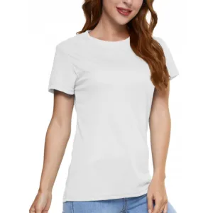 T Shirt Blanc Manche Courte Vintage