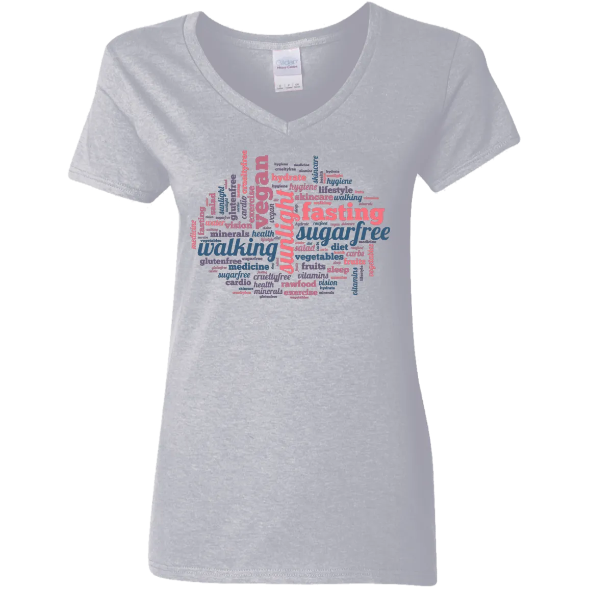 T-SHIRT LADIES V-NECK WS